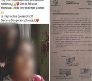Gestiones a favor de una niña a fin de acceder a una compleja operación.