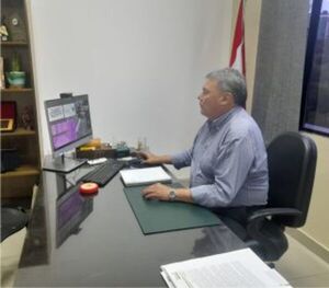 El defensor Abg. Rafael Ávila participó de manera virtual del Foro Mundial de DDHH 2023.