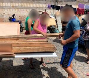Gestión ante la SEN de materiales de construcción para una familia en estado vulnerable.