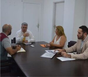 Reunión con el jefe Regional de Atención Primaria de la Salud (APS), XVII Región Sanitaria.