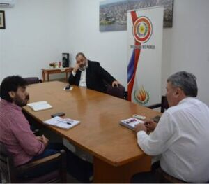 Reunión entre el Defensor del Pueblo y representantes de coordinadoras de DDHH.