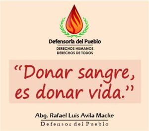 Nos sumamos a la campaña de concienciación sobre la importancia de la donación de sangre.