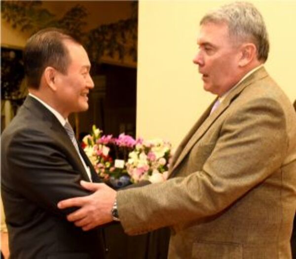 El Defensor del Pueblo, asistió a una celebración ofrecida por el embajador de China Taiwán.