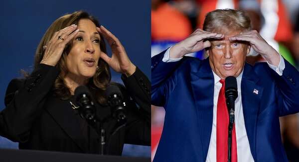 Dos encuestas de CNN y New York Times arrojan un empate muy ajustado entre Trump y Harris - Mundo - ABC Color