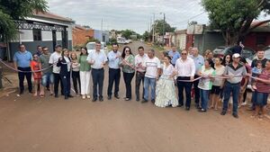 Inauguración de Infraestructura Vial en Pedro Juan Caballero