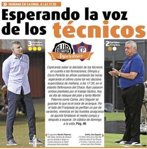 Superclásico: Esperando la voz de los técnicos - Fútbol - ABC Color