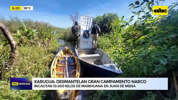 Operativo “Karugua”: incautan 10.000 kilos de marihuana en Juan de Mena - ABC Noticias - ABC Color