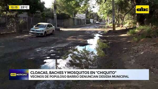 Video: Vecinos de populoso barrio denuncian desidia municipal - ABC Noticias - ABC Color