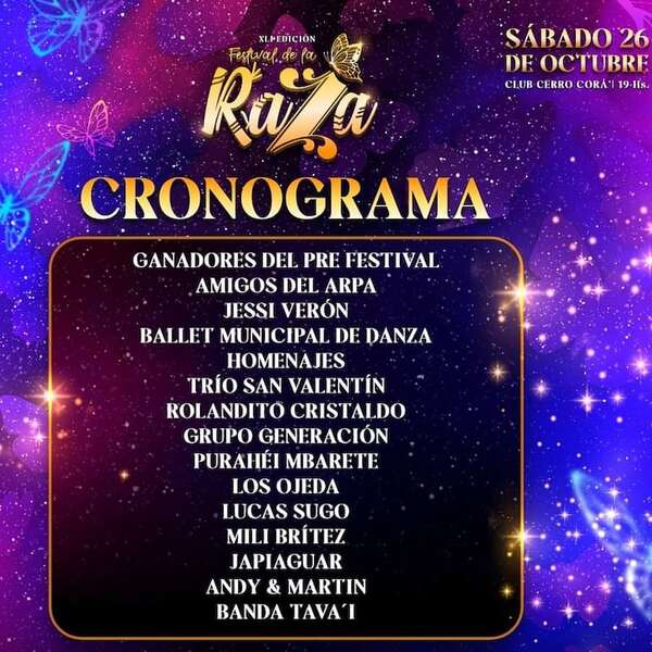 Hoy prevén una noche mágica para el tradicional Festival de la Raza en Villarrica - Nacionales - ABC Color