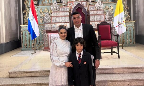 [VIDEO] La primera comunión del hijo de “Tacuara” Cardozo