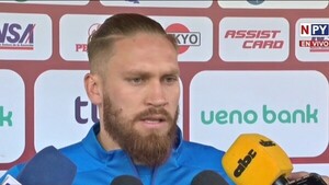 Isidro Pitta feliz por su primera convocatoria