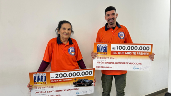 ¡EL TELEBINGO TRIPLE PRESENTA A SUS DOS NUEVOS MILLONARIOS!
