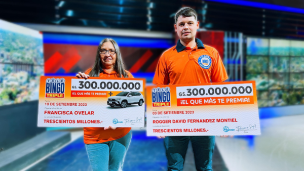 El TELEBINGO TRIPLE PRESENTA A SUS TRES NUEVOS MILLONARIOS
