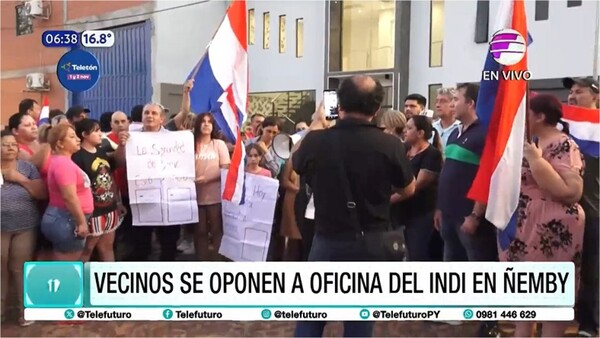 Ciudadanos de Ñemby rechazan mudanza del INDI