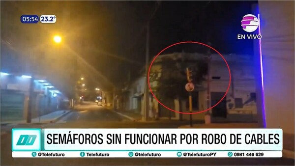 Robo de cables dejó sin semáforos a varias intersecciones del microcentro