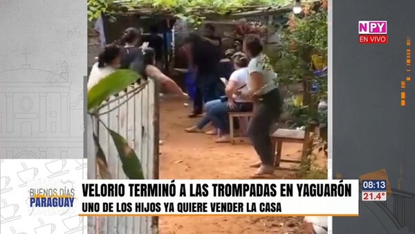 Velorio terminó a los golpes en Yaguarón