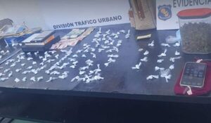 Detienen a una mujer e incautan varias dosis de cocaína y marihuana en San Lorenzo
