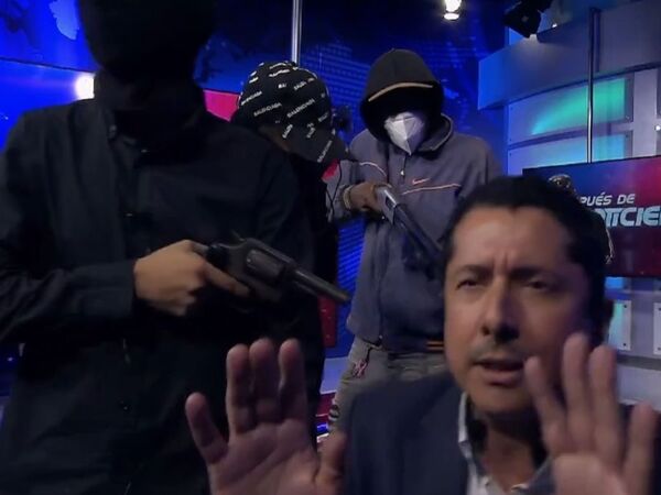Criminales tomaron un canal en Ecuador y transmitieron en vivo