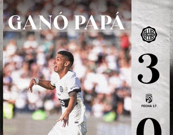 La “picante” dedicatoria de Olimpia a Cerro