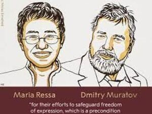 El Premio Nobel de la Paz fue otorgado a los periodistas Maria Ressa y Dmitry Muratov de Filipinas y Rusia