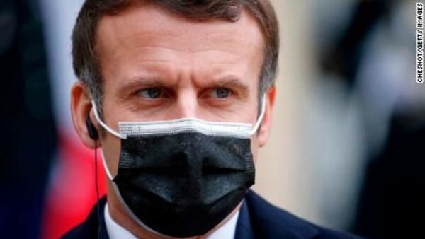 Macron tiene coronavirus y seguirá trabajando a distancia