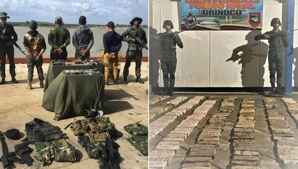Detuvieron a integrantes de las FARC con drogas, armas y uniformes militares