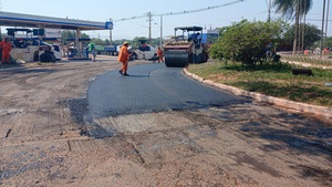 Concepción avanza hacia su modernización vial con la reconstrucción de rotonda - .::Agencia IP::.