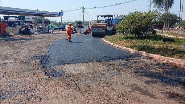 Concepción avanza hacia su modernización vial con la reconstrucción de rotonda - .::Agencia IP::.