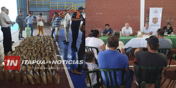 MUNICIPALIDAD DE SAN JUAN DEL PARANÁ IMPULSA APOYO A PEQUEÑOS PRODUCTORES - Itapúa Noticias
