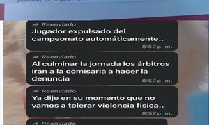 Agreden a árbitro en torneo de ex alumnos declarado de interés distrital en Franco