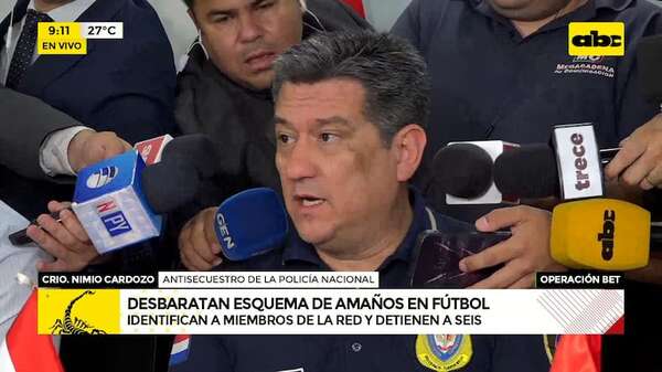 Amaños en el fútbol: esquema involucra a casas de apuestas del exterior - ABC Noticias - ABC Color