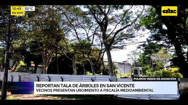 Tala en Bosque San Vicente: vecinos presentan medida de urgencia - ABC Noticias - ABC Color