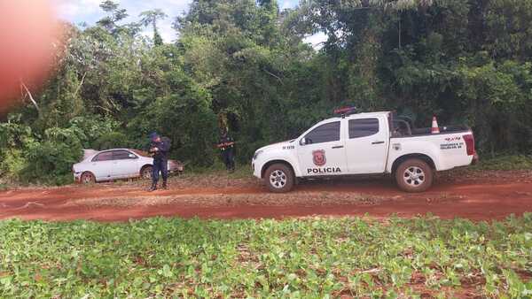 Hallaron un vehículo abandonado en Edelira 70