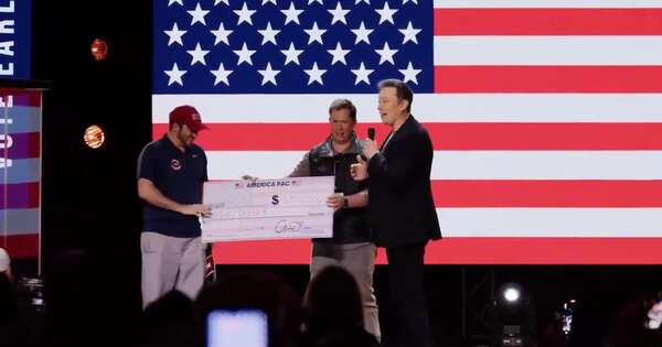 La Nación / Elon Musk sortea un millón de dólares por día para fomentar el voto