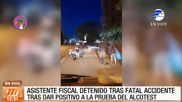 Asistente fiscal detenido tras protagonizar accidente fatal