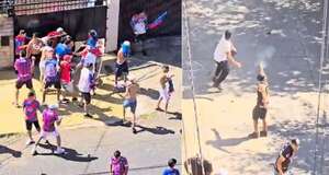 Video: vecinos asediados por la violencia e inseguridad por el clásico Olimpia-Cerro denuncian atropello a sus derechos - Nacionales - ABC Color