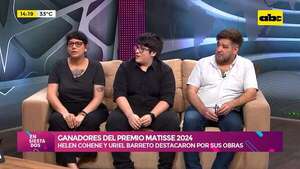 Ganadores del Premio Matisse 2024: Helen Cohene y Uriel Barreto destacaron por sus obras - Ensiestados - ABC Color