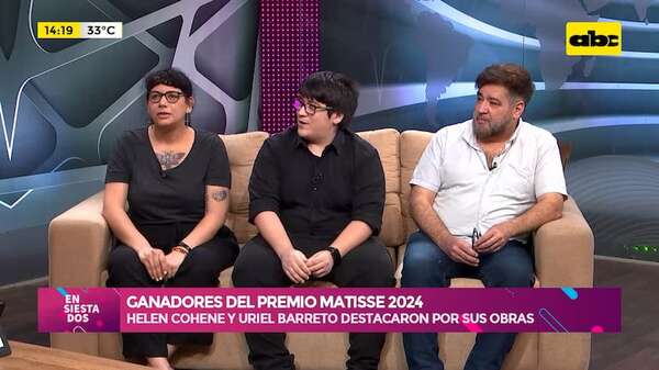 Ganadores del Premio Matisse 2024: Helen Cohene y Uriel Barreto destacaron por sus obras - Ensiestados - ABC Color