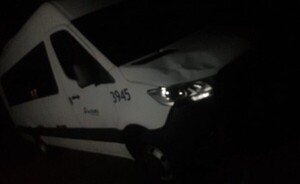 Furgón de Itaipú Binacional involucrado en violento accidente