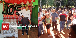 PUERTO TRIUNFO: DON EVARISTO CUMPLIÓ 105 AÑOS DE VIDA - Itapúa Noticias