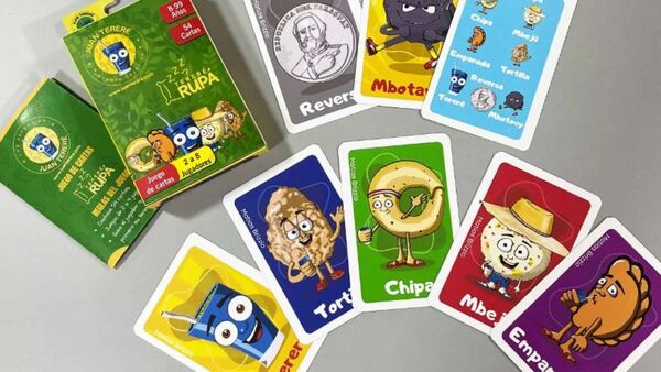 Creó “Tereré Rupá”, un juego de barajas con nuestras comidas típicas