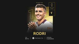 Rodri se lleva el Balón de Oro