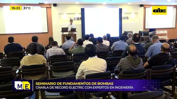 Seminario de Fundamentos de Bombas: charla de Record Electric con expertos de ingeniería - Mundo empresarial - ABC Color