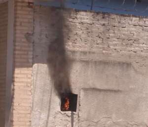 Principio de incendio en escuela de Luque evidencia graves problemas de infraestructura eléctrica - Nacionales - ABC Color