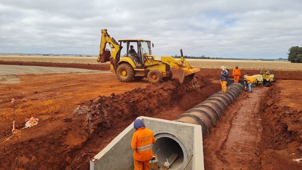 Avanza en varios frentes la construcción del Lote 1 de la ruta a Puerto Indio - ADN Digital