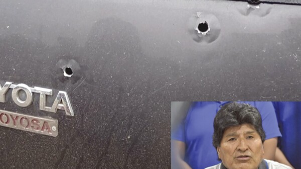 Dispararon 14 veces a Evo Morales y se salvó