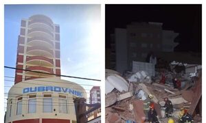 (VIDEO)Hotel en kurepilandia se derrumbó y hay personas atrapadas