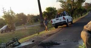 Diario HOY | Conductor sufre aparatoso accidente y su motocicleta ardió en llamas