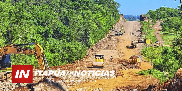 NUEVA RUTA CAMBYRETÁ-PUERTO CAMPICHUELO AVANZA A PASO FIRME - Itapúa Noticias