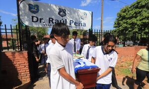 (GALERIA) Emotiva despedida a estudiantes ahogados en Villa Hayes